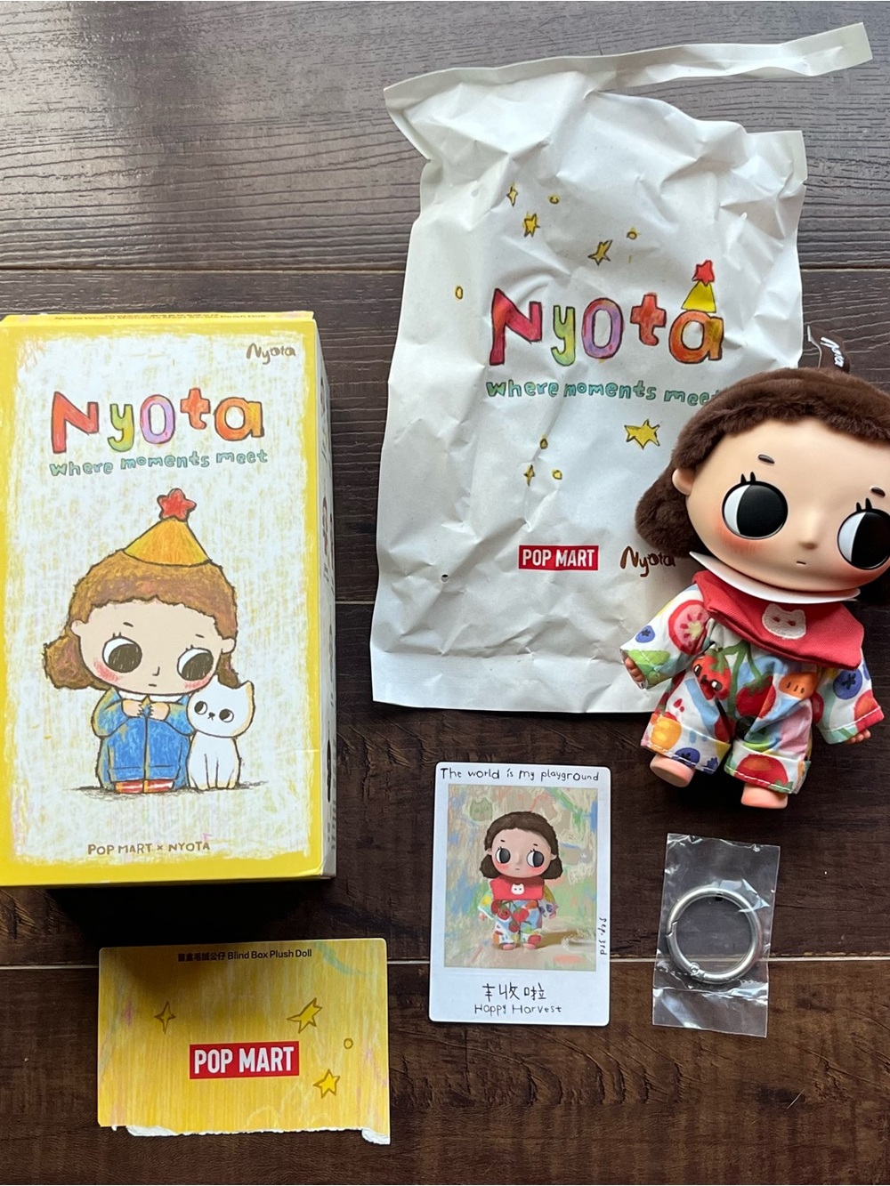 POP MART Nyota Where Moments Meet Plush Keychain!